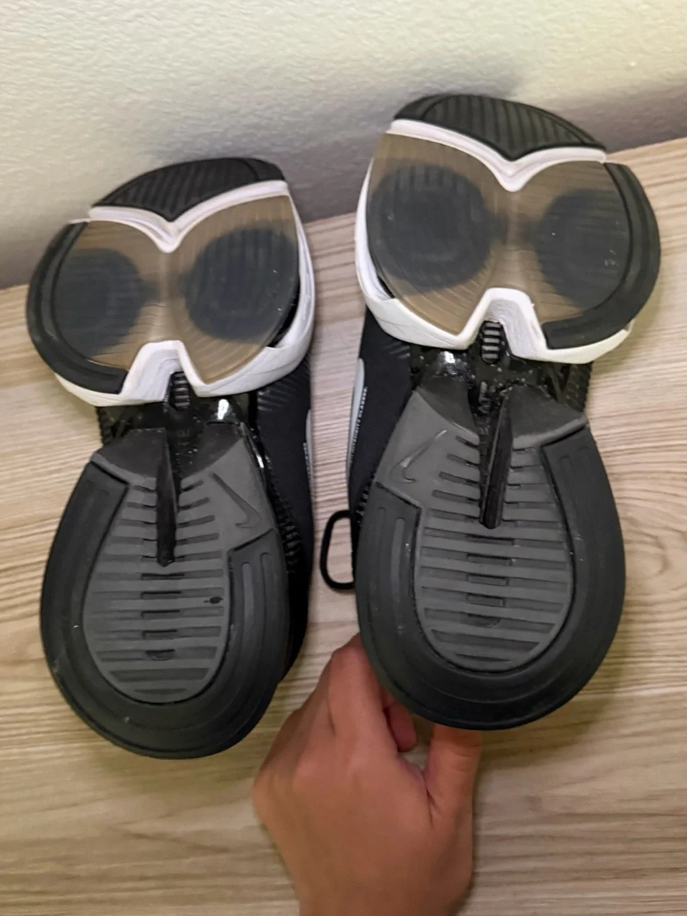Nike Black and White Athletic Shoes